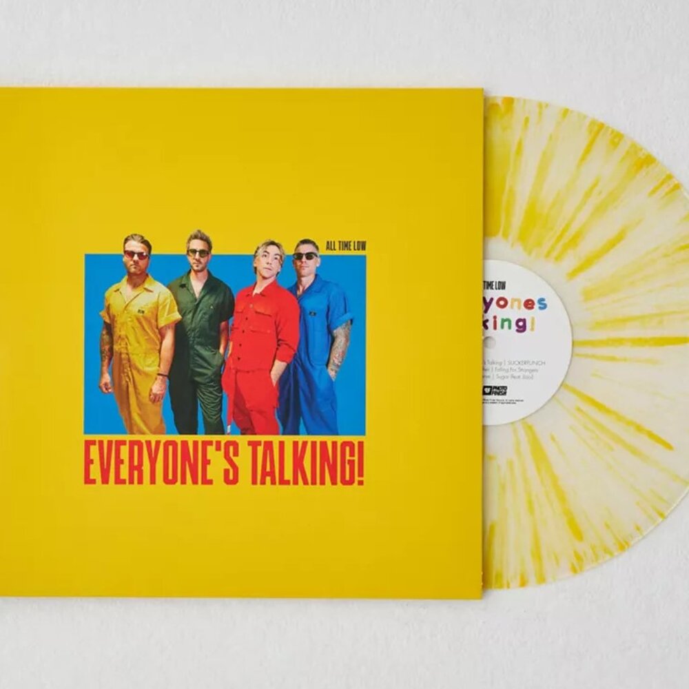 All Time Low Everyone's Talking LP ~ Exclusive Colored Vinyl ~ New/Sealed!